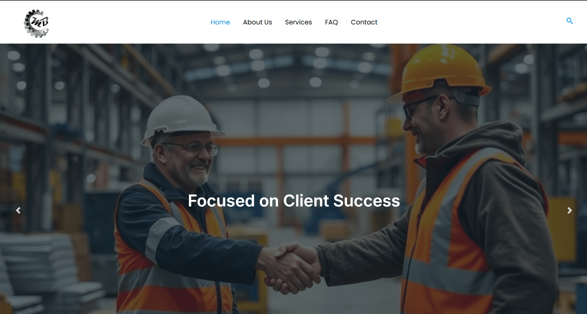 Industrial Company Website
