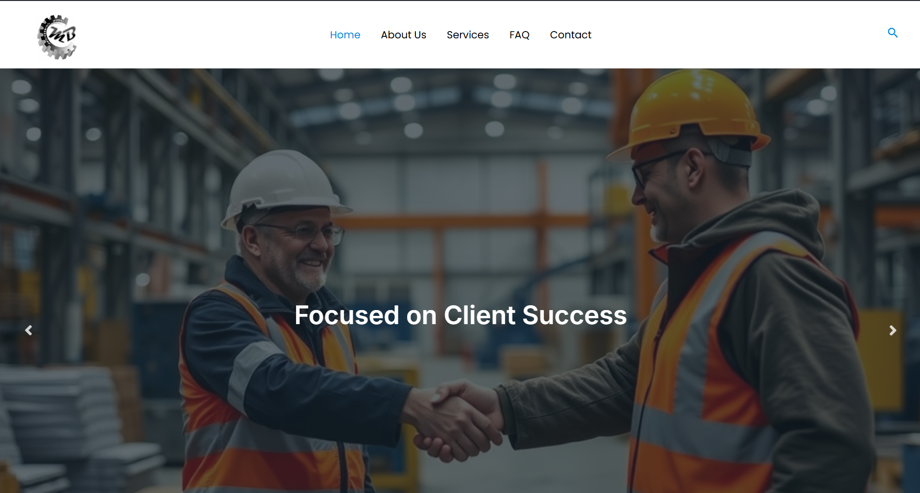 Industrial Company Website